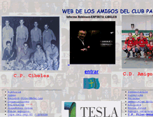 Tablet Screenshot of amigosdelcibeles.com